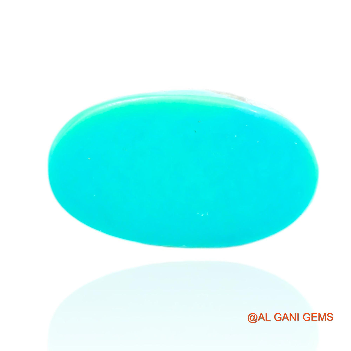 12.00 Cts Natural Arizona Turquoise Loose Gemstone Oval Cabochon 18x10x6 mm T-512
