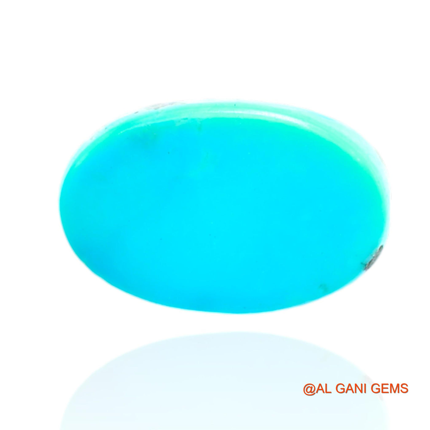 11.00 Cts Natural Arizona Turquoise Loose Gemstone Oval Cabochon 17x11x6 mm T-513