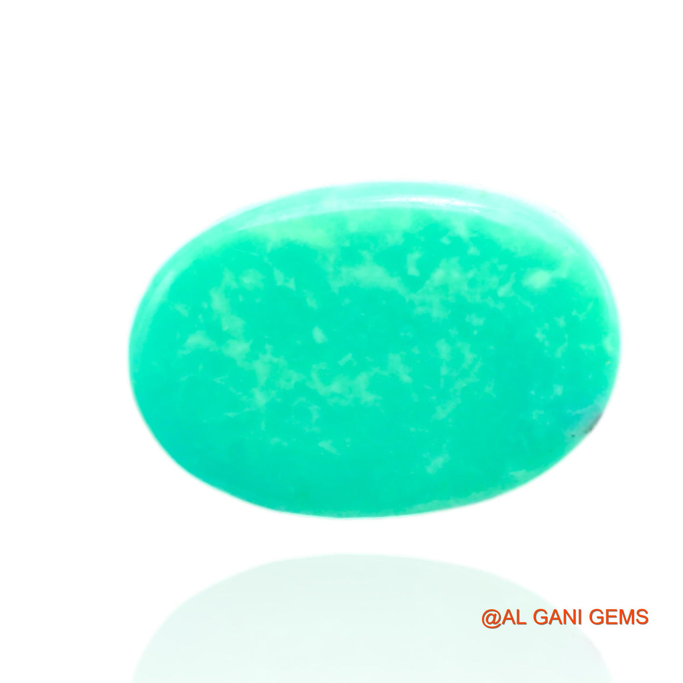 10.00 Cts Unheated Arizona Turquoise Loose Gemstone Oval Cabochon Natural 17x12x5 mm T-514