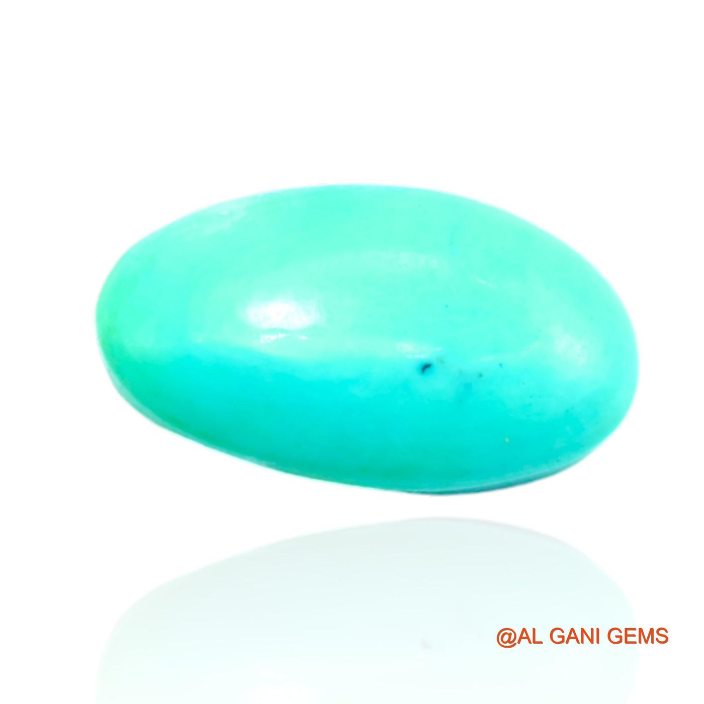 Natural Untreated Turquoise Loose Gemstone Oval Cabochon From Arizona 11.00 Cts 19x10x8 mm T-517