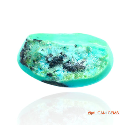 Natural Untreated Turquoise Loose Gemstone Oval Cabochon From Arizona 11.00 Cts 19x10x8 mm T-517