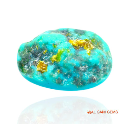 10.00 Cts Natural Arizona Turquoise Loose Gemstone Oval Cabochon 17x11x8 mm T-520