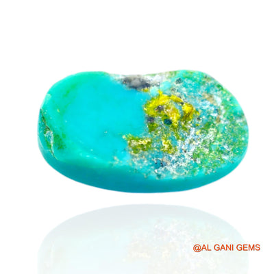 Natural Untreated Turquoise Loose Gemstone Oval Cabochon From Arizona 9.00 Cts 17x11x4 mm T-521