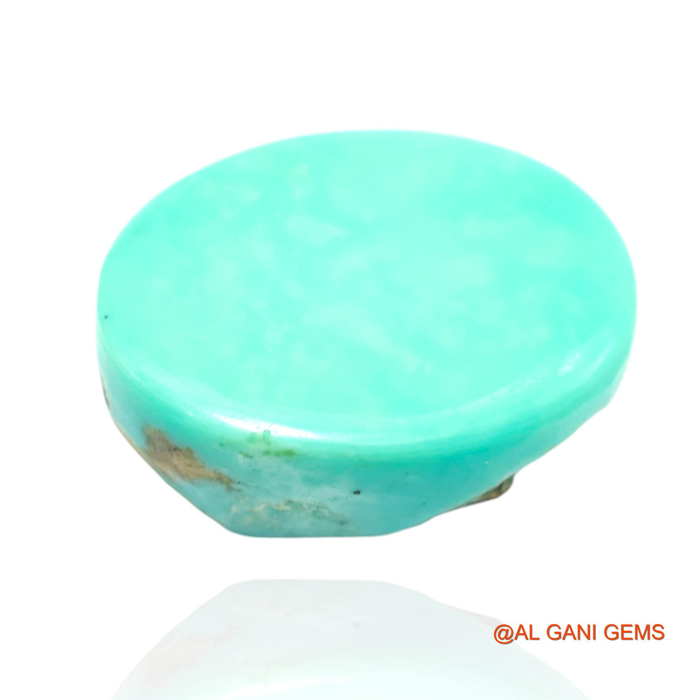 18.00 Cts Natural Arizona Turquoise Loose Gemstone Oval Cabochon 19x14x7 mm T-52