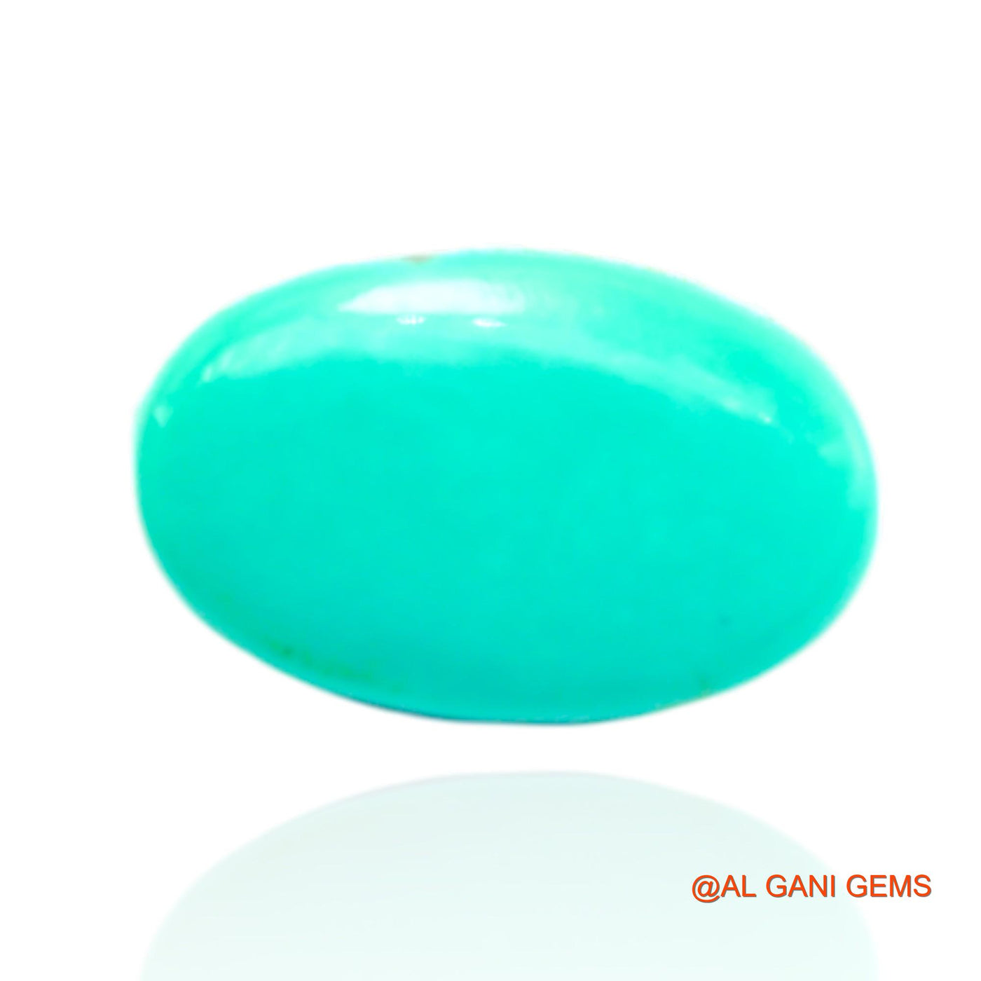 Natural Untreated Turquoise Loose Gemstone Oval Cabochon From Arizona 8.00 Cts 16x11x5 mm T-530