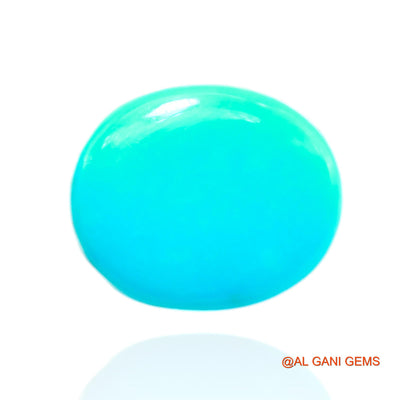 11.00 Cts Natural Arizona Turquoise Loose Gemstone Oval Cabochon 15x12x7 mm T-535