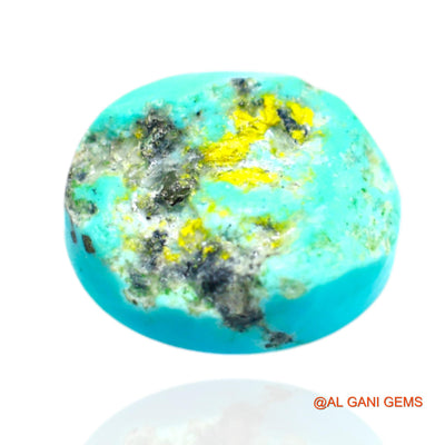 11.00 Cts Natural Arizona Turquoise Loose Gemstone Oval Cabochon 15x12x7 mm T-535