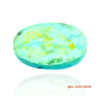 Natural Untreated Turquoise Loose Gemstone Oval Cabochon From Arizona 6.00 Cts 17x12x3 mm T-551