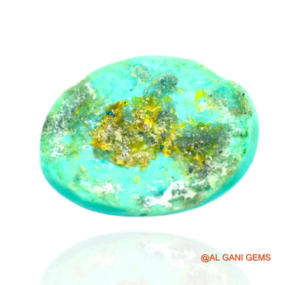 Natural Untreated Turquoise Loose Gemstone Oval Cabochon From Arizona 6.00 Cts 17x12x3 mm T-556