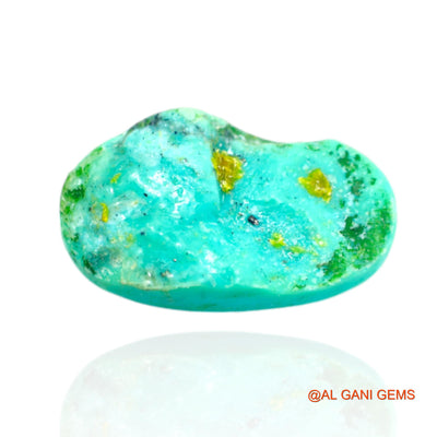 Natural Untreated Turquoise Loose Gemstone Oval Cabochon From Arizona 7.00 Cts 18x10x5 mm T-563
