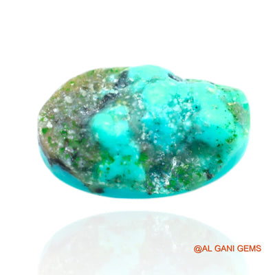 Natural Untreated Turquoise Loose Gemstone Oval Cabochon From Arizona 8.00 Cts 17x10x6 mm T-564