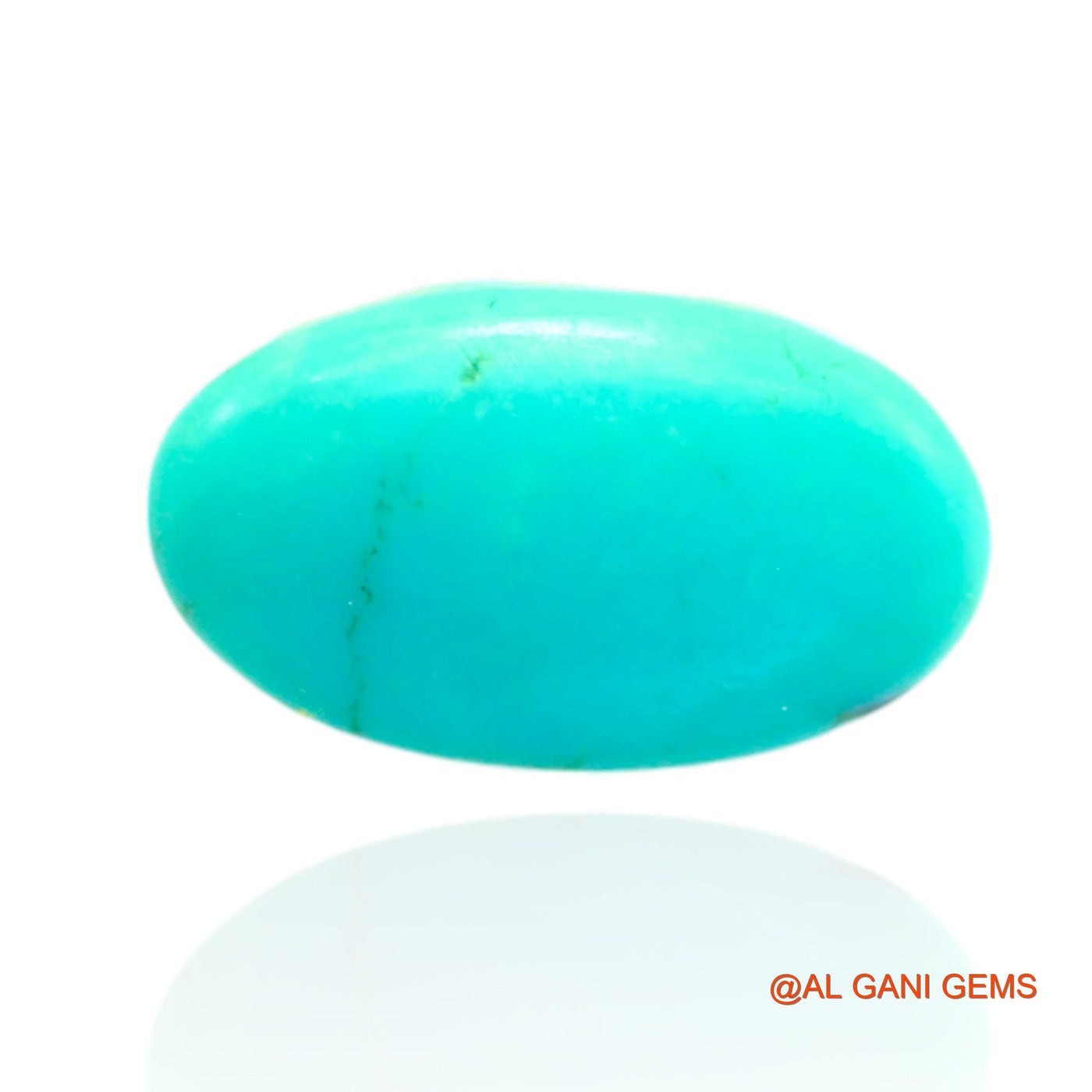 Natural Untreated Turquoise Loose Gemstone Oval Cabochon From Arizona 8.00 Cts 18x10x6 mm T-568