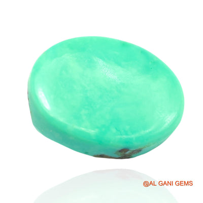 17.00 Cts Unheated Arizona Turquoise Loose Gemstone Oval Cabochon Natural 19x14x9 mm T-56