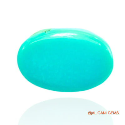 8.00 Cts Natural Arizona Turquoise Loose Gemstone Oval Cabochon 16x10x4 mm T-574