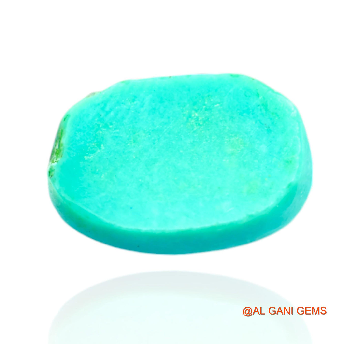 8.00 Cts Natural Arizona Turquoise Loose Gemstone Oval Cabochon 16x10x4 mm T-574