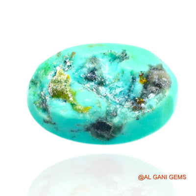 Natural Untreated Turquoise Loose Gemstone Oval Cabochon From Arizona 9.00 Cts 16x11x7 mm T-578