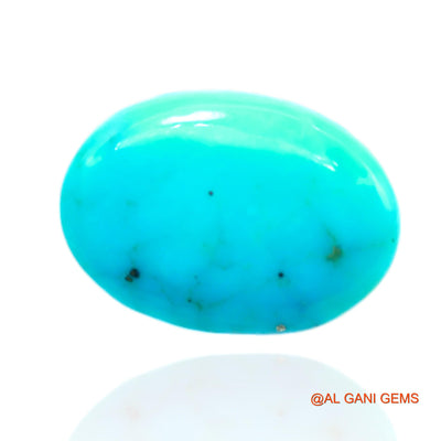 Natural Untreated Turquoise Loose Gemstone Oval Cabochon From Arizona 9.00 Cts 16x11x5 mm T-579