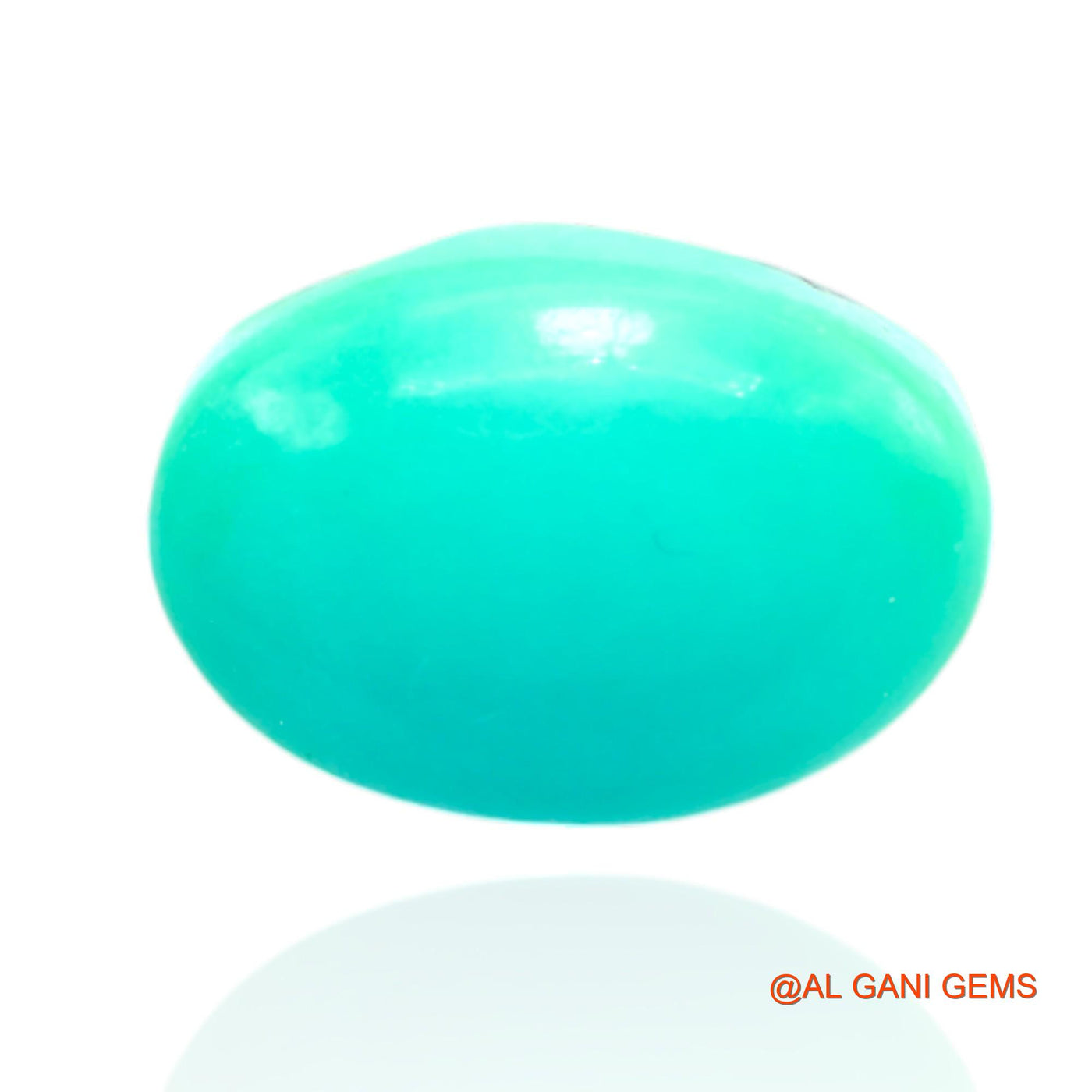 10.00 Cts Unheated Arizona Turquoise Loose Gemstone Oval Cabochon Natural 16x11x7 mm T-580