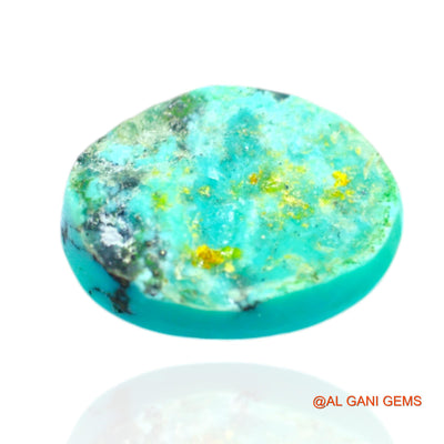 Natural Untreated Turquoise Loose Gemstone Oval Cabochon From Arizona 8.00 Cts 16x12x5 mm T-584