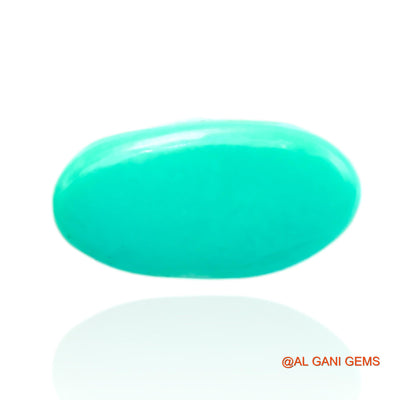 Natural Untreated Turquoise Loose Gemstone Oval Cabochon From Arizona 7.00 Cts 18x9x5 mm T-595