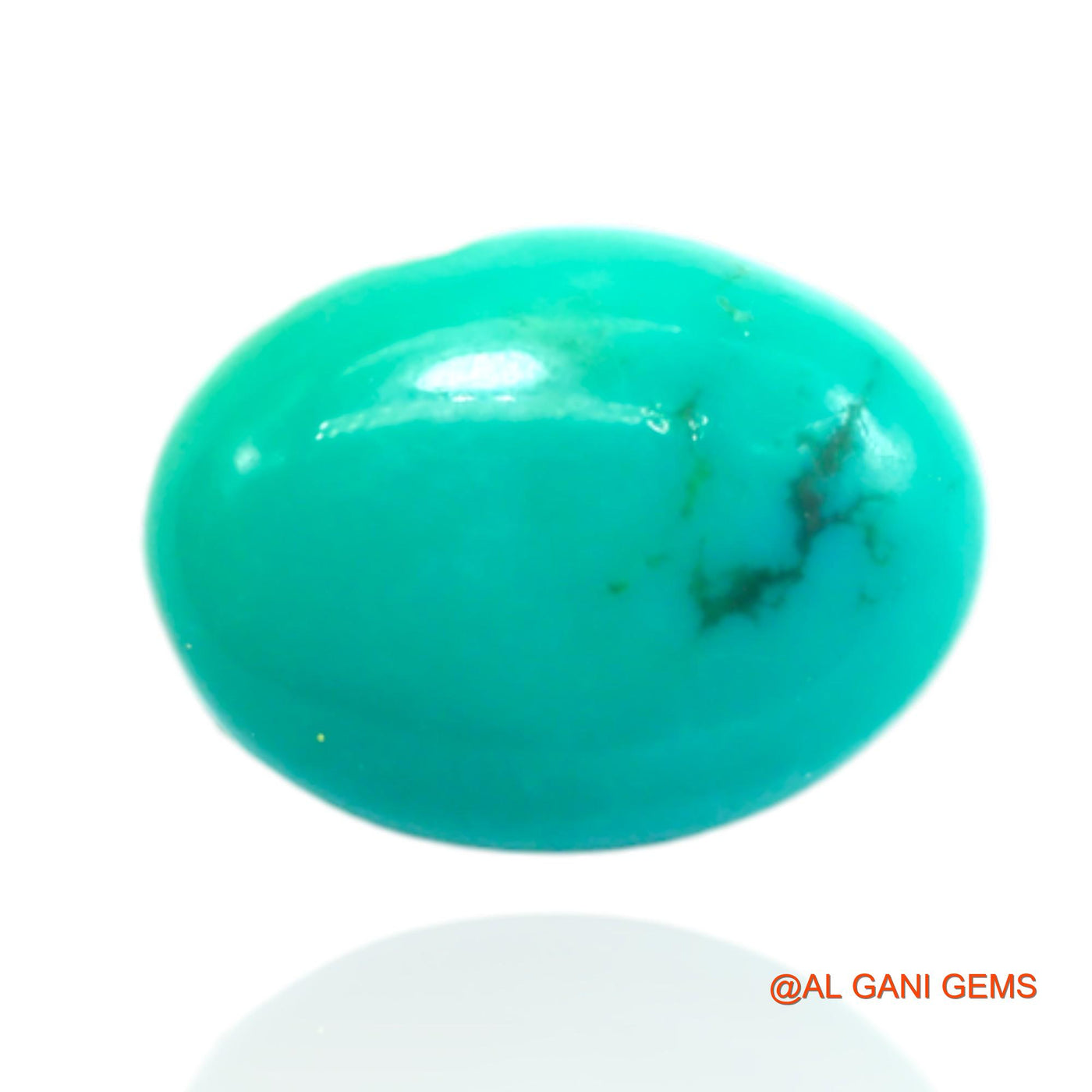 Natural Untreated Turquoise Loose Gemstone Oval Cabochon From Arizona 6.00 Cts 16x12x4 mm T-599