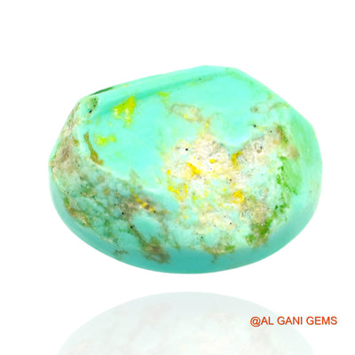 18.00 Cts Natural Arizona Turquoise Loose Gemstone Oval Cabochon 19x13x9 mm T-60