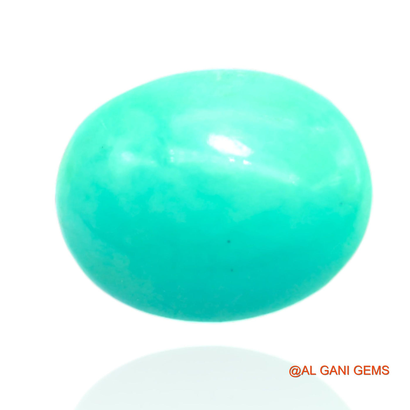 12.00 Cts Natural Arizona Turquoise Loose Gemstone Oval Cabochon 15x12x8 mm T-610