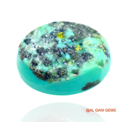 12.00 Cts Natural Arizona Turquoise Loose Gemstone Oval Cabochon 15x12x8 mm T-610