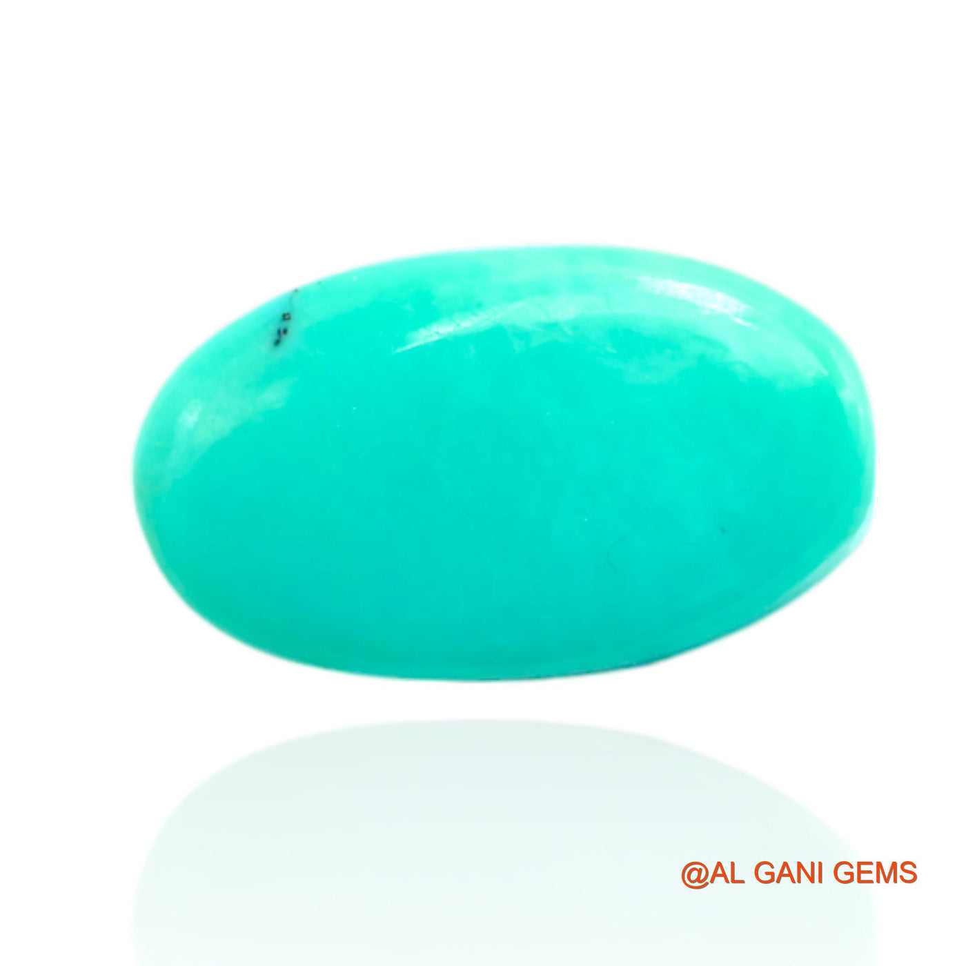 Natural Untreated Turquoise Loose Gemstone Oval Cabochon From Arizona 8.00 Cts 17x10x6 mm T-618