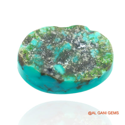 Natural Untreated Turquoise Loose Gemstone Oval Cabochon From Arizona 21.00 Cts 20x14x8 mm T-61