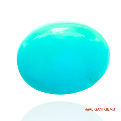 Natural Untreated Turquoise Loose Gemstone Oval Cabochon From Arizona 8.00 Cts 15x12x6 mm T-631