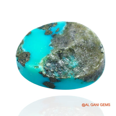 10.00 Cts Natural Arizona Turquoise Loose Gemstone Oval Cabochon 15x10x7 mm T-636