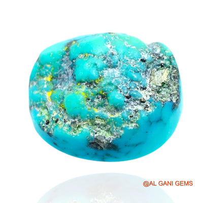 11.00 Cts Natural Arizona Turquoise Loose Gemstone Oval Cabochon 14x11x9 mm T-638