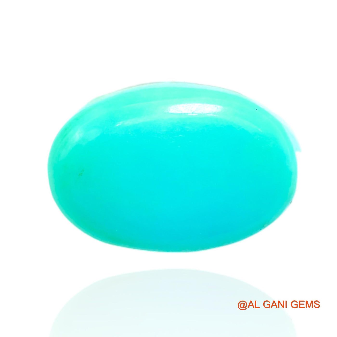 Natural Untreated Turquoise Loose Gemstone Oval Cabochon From Arizona 9.00 Cts 15x10x7 mm T-641
