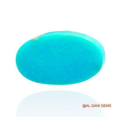 7.00 Cts Natural Arizona Turquoise Oval Cabochon Loose Gemstone For Jewelry 14x9x6 mm T-647