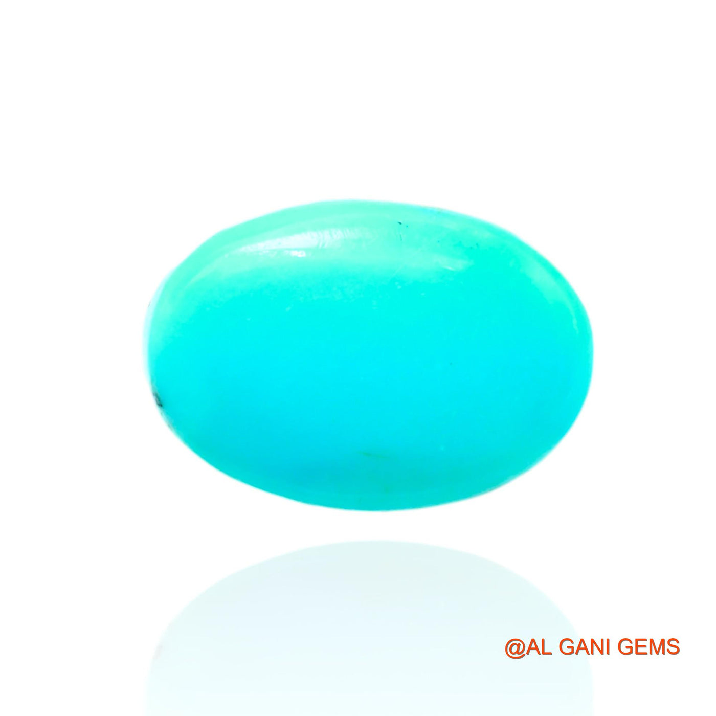 Natural Untreated Turquoise Loose Gemstone Oval Cabochon From Arizona 8.00 Cts 15x10x6 mm T-651