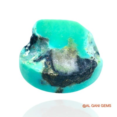 11.00 Cts Natural Arizona Turquoise Loose Gemstone Oval Cabochon 14x12x7 mm T-654