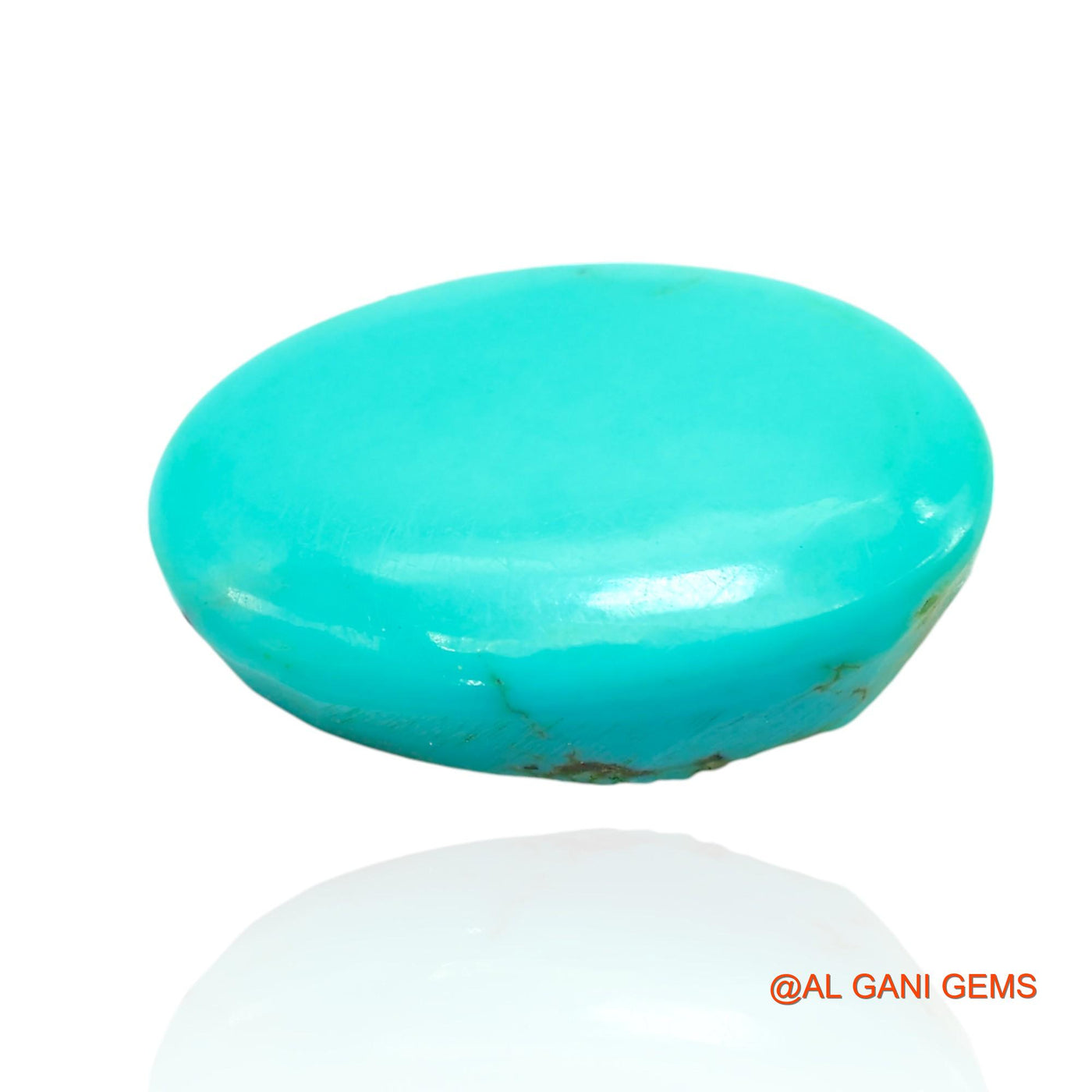 15.00 Cts Natural Arizona Turquoise Loose Gemstone Oval Cabochon 21x14x6 mm T-65