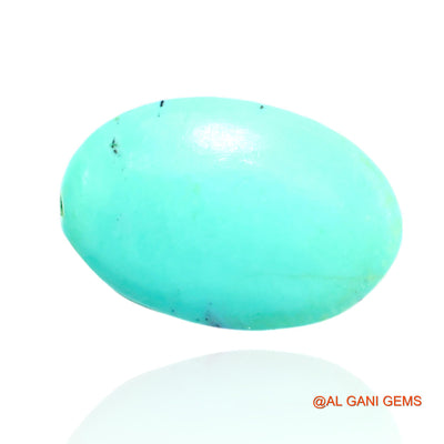 Natural Untreated Turquoise Loose Gemstone Oval Cabochon From Arizona 7.00 Cts 15x10x7 mm T-663
