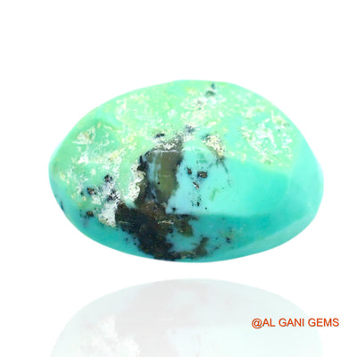 Natural Untreated Turquoise Loose Gemstone Oval Cabochon From Arizona 7.00 Cts 15x10x7 mm T-663