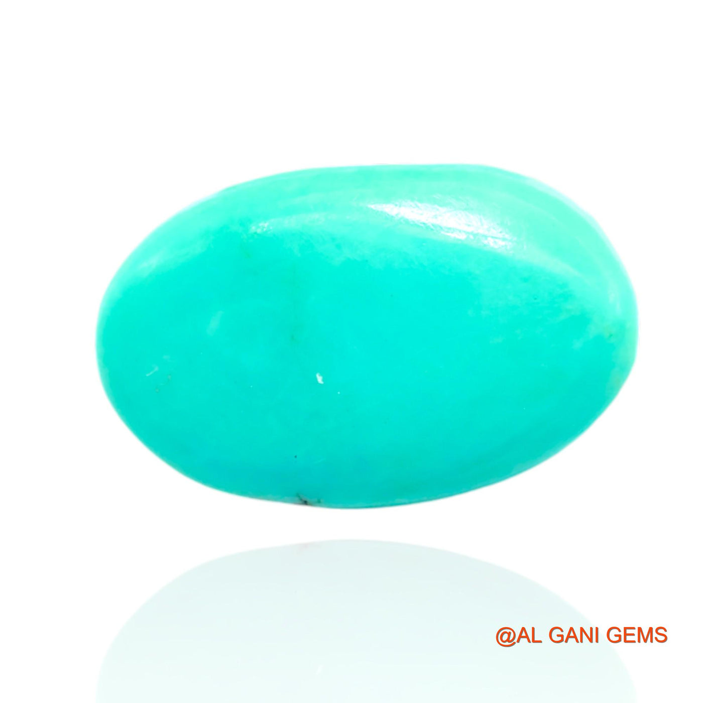 Natural Untreated Turquoise Loose Gemstone Oval Cabochon From Arizona 6.00 Cts 15x9x5 mm T-666