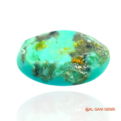 Natural Untreated Turquoise Loose Gemstone Oval Cabochon From Arizona 6.00 Cts 15x9x5 mm T-666
