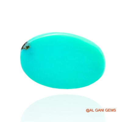 Natural Untreated Turquoise Loose Gemstone Oval Cabochon From Arizona 6.00 Cts 15x10x6 mm T-671