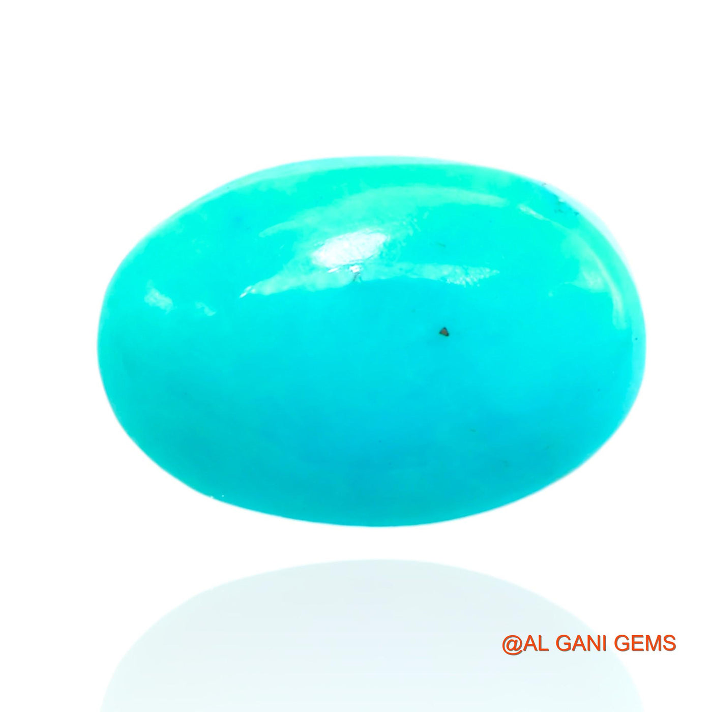 10.00 Cts Natural Arizona Turquoise Loose Gemstone Oval Cabochon 15x10x8 mm T-672