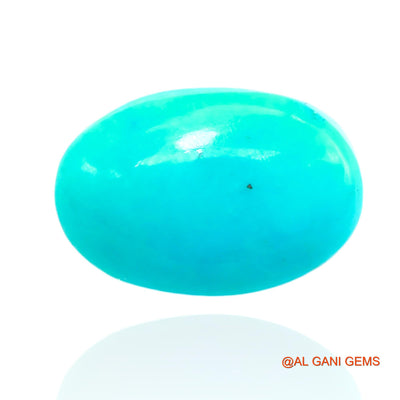 10.00 Cts Natural Arizona Turquoise Loose Gemstone Oval Cabochon 15x10x8 mm T-672