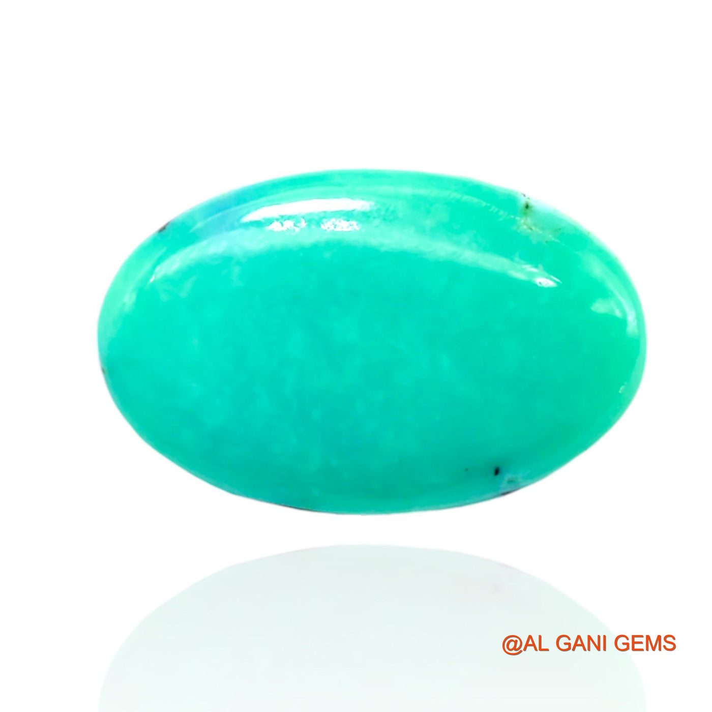 Natural Untreated Turquoise Loose Gemstone Oval Cabochon From Arizona 7.00 Cts 16x10x5 mm T-675