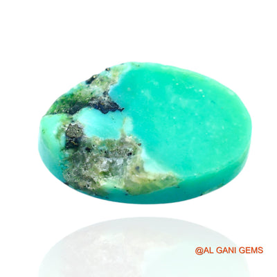 Natural Untreated Turquoise Loose Gemstone Oval Cabochon From Arizona 7.00 Cts 16x10x5 mm T-675