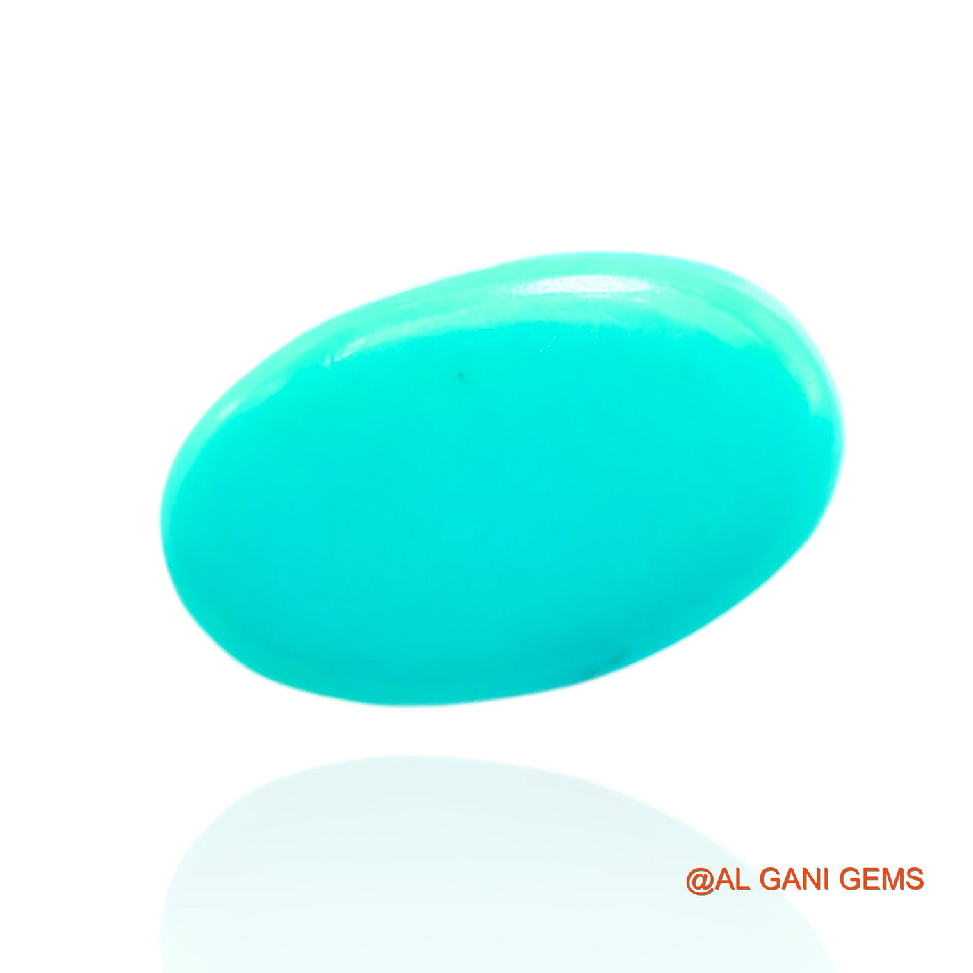 Natural Untreated Turquoise Loose Gemstone Oval Cabochon From Arizona 7.00 Cts 15x9x6 mm T-682