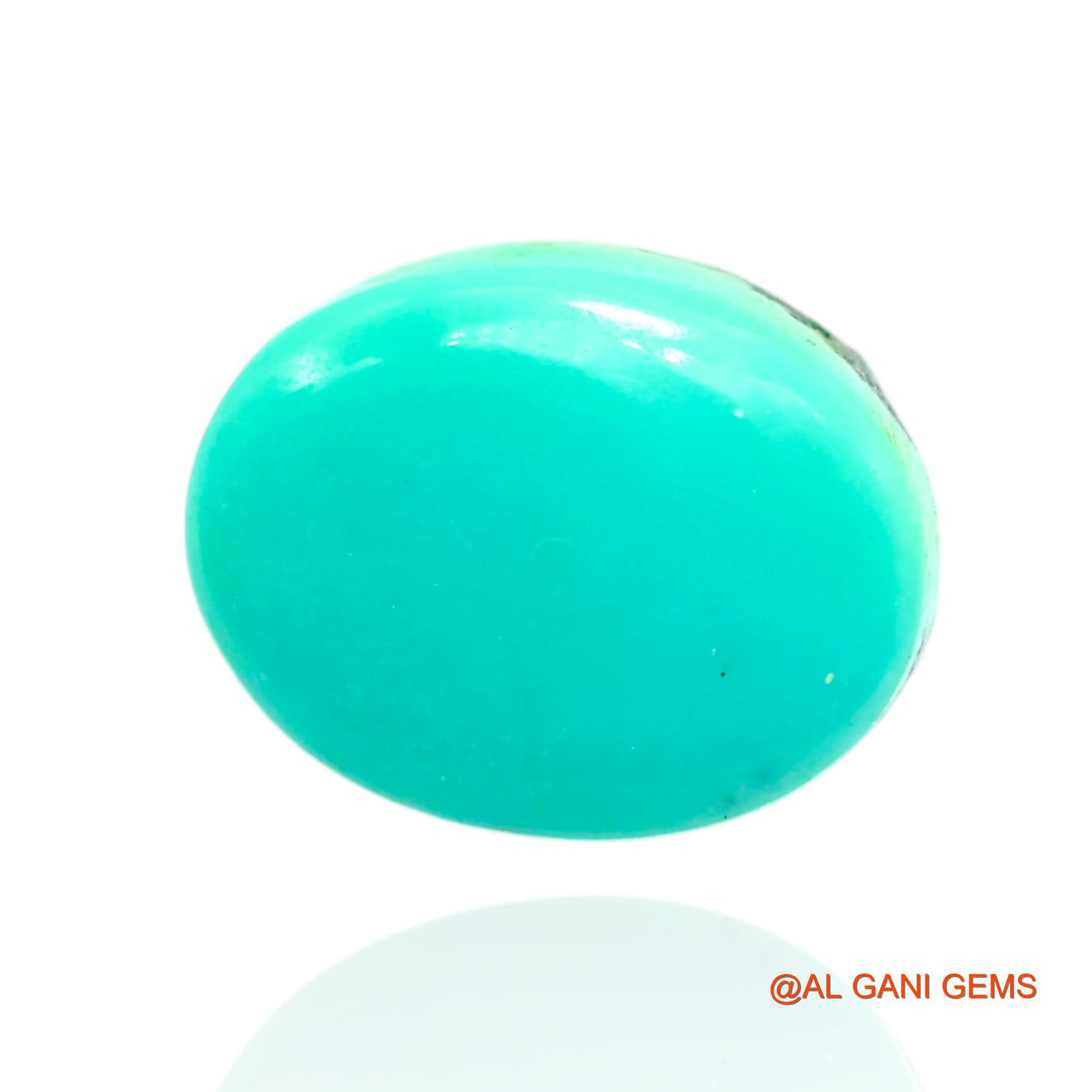 Natural Untreated Turquoise Loose Gemstone Oval Cabochon From Arizona 6.00 Cts 13x10x5 mm T-690