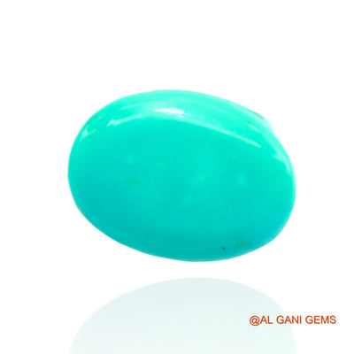 Natural Untreated Turquoise Loose Gemstone Oval Cabochon From Arizona 5.00 Cts 13x10x5 mm T-699